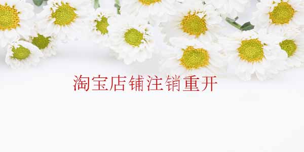 淘寶店鋪?zhàn)N(xiāo)重開(kāi)