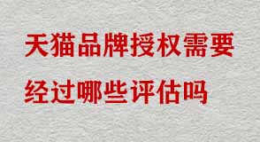 天貓品牌授權需要經(jīng)過哪些評估嗎