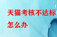 天貓考核不達(dá)標(biāo)怎么辦？有沒(méi)有補(bǔ)救的辦法？